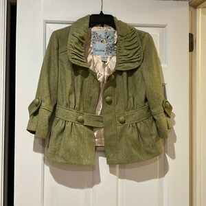 Tabitha cropped jacket with mid sleeves